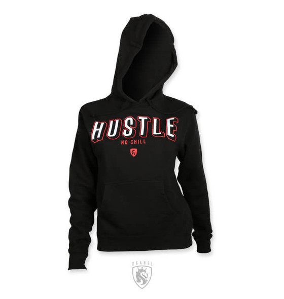 Hustle No Chill Girls Pullover Hoodie