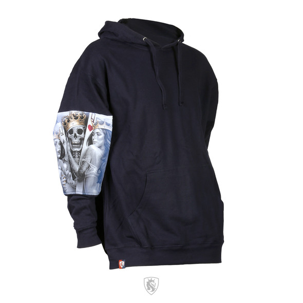 2 Of A Kind Unisex Pullover Hoodie Navy 2 Of A Kind Unisex Pullover Hoodie Navy