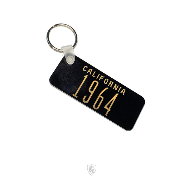 1964 Low Low Year CA Plates Keychain