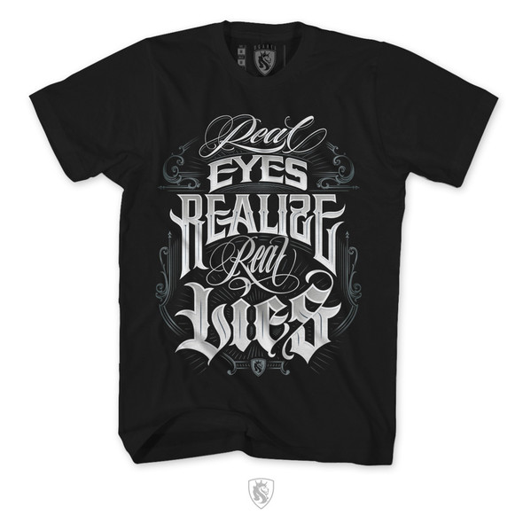 Real Eyes Realize Real Lies Mens Tee