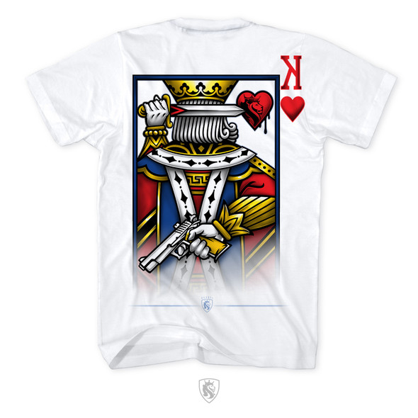 Behind The Throne Mens Tee In White Behind The Throne Mens Tee In White