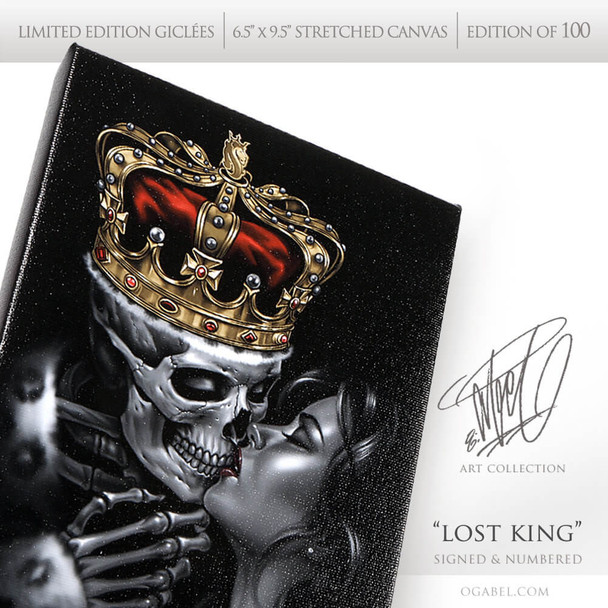 Lost King 6.5"x 9.5" Limited Edition Canvas