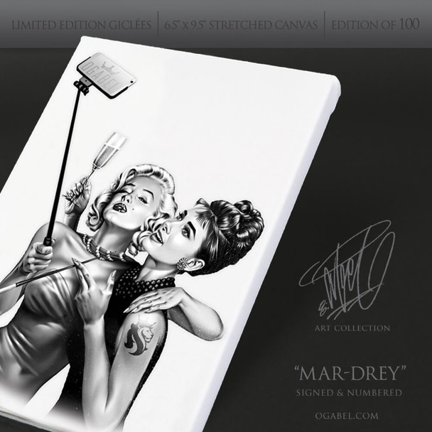 Mar-Drey 6.5"x 9.5" Limited Edition Canvas (White)