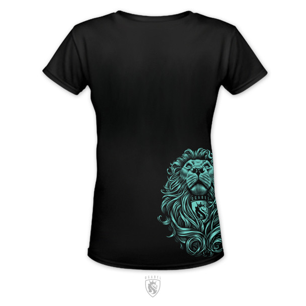 Cecil the Lion tribute On A Scoop Neck Tee