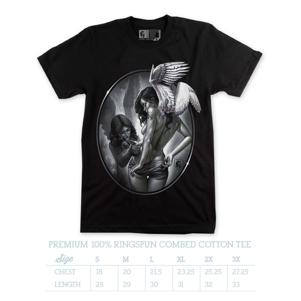 Tattin Angels Mens Premium Tee