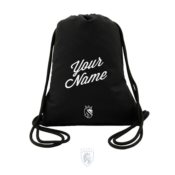 Customized Name On Drawstring Back pack