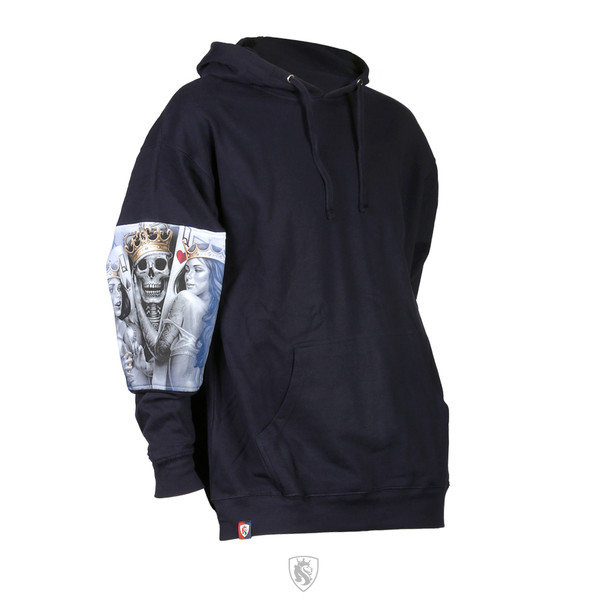 2 Of A Kind Unisex Pullover Hoodie Navy 2 Of A Kind Unisex Pullover Hoodie Navy