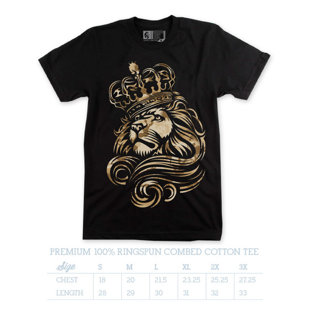 Crowned Desert Lion Premium Tee