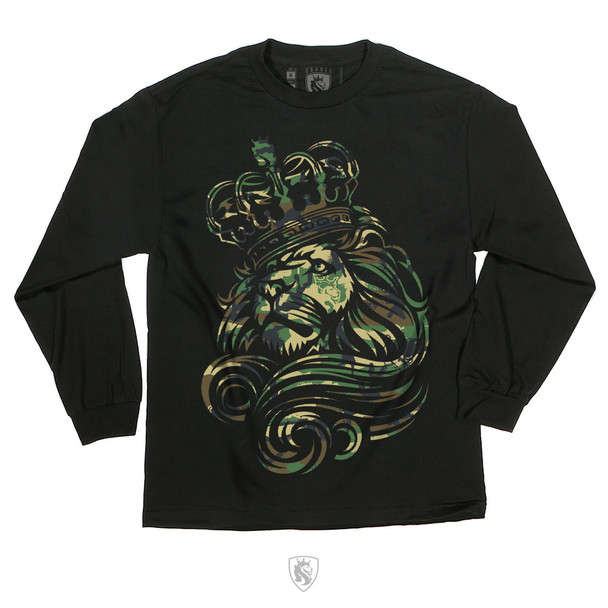 Crowned Jungle Lion Long Sleeve 