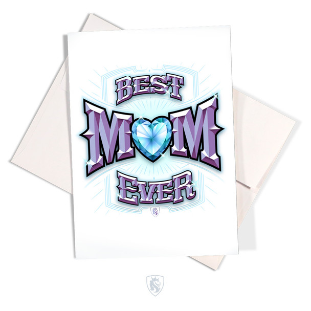 Best Mom ever Greeting card