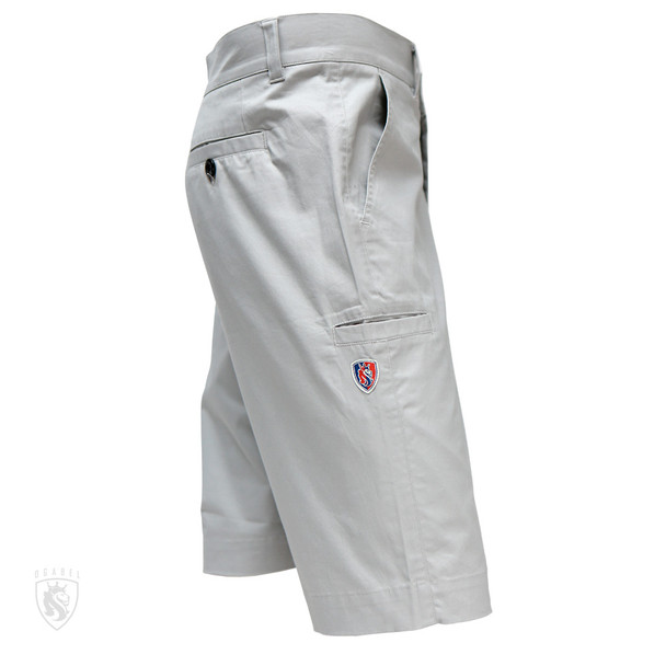 Stitched Initials Chino Shorts