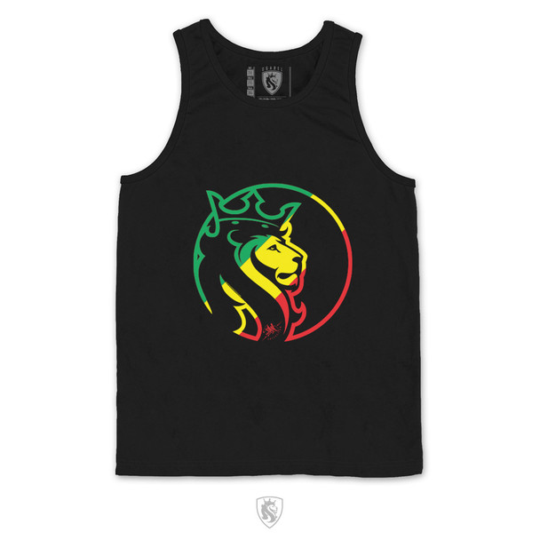 Lion Rasta 22K Mens Tank