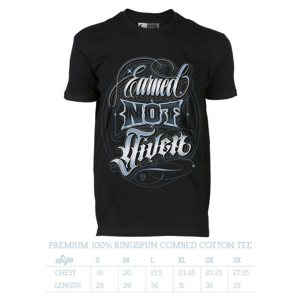 Earned Not Given Mens Premium Tee