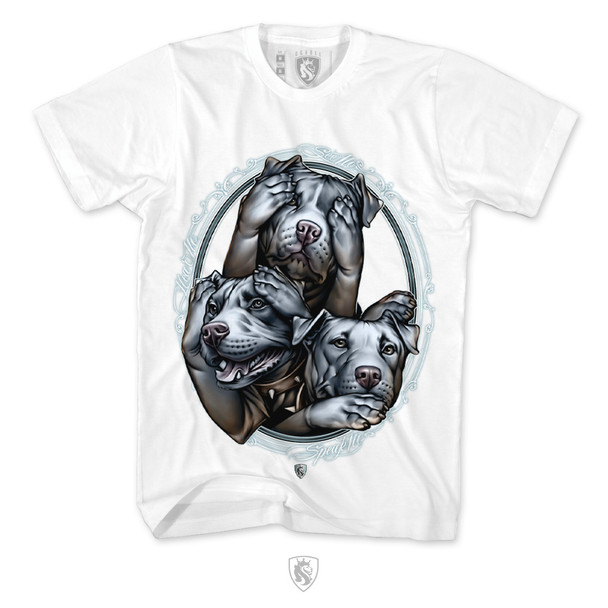 Hear No Hounds Mens Tee In White