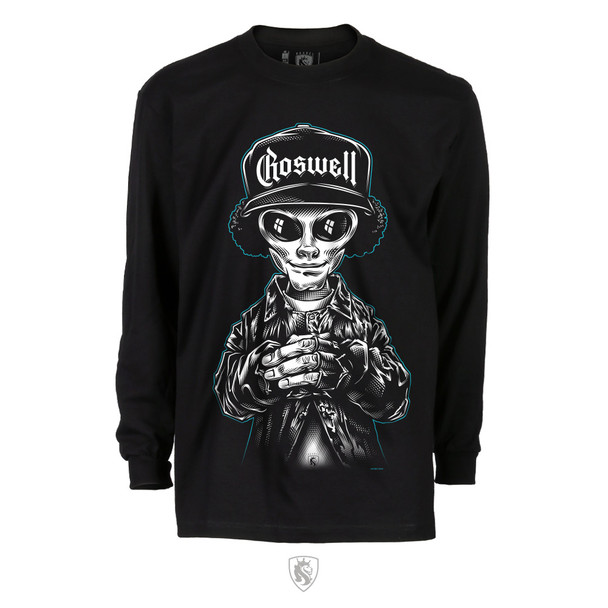 Eazy ET Alien Mens Long Sleeve Tee