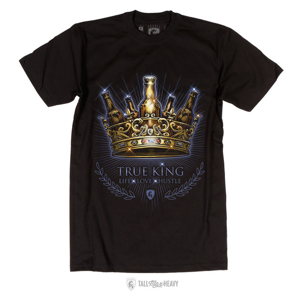 Beer Crown / El Rey Mens Heavy Max Tall Tee