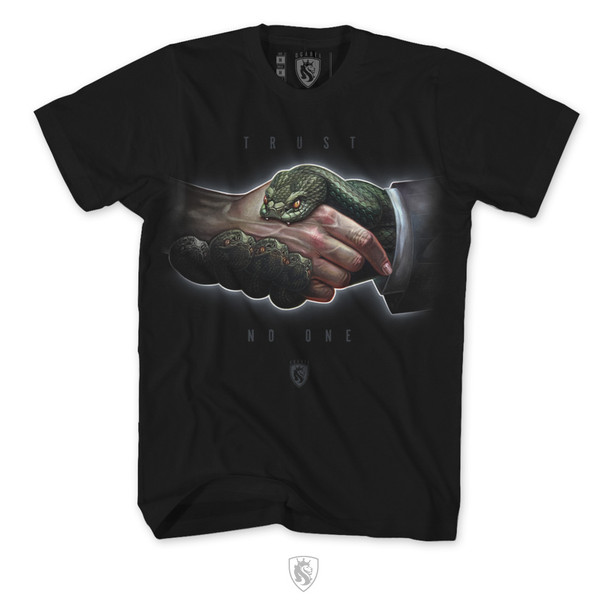 Handshake With Snakes Mens Tee