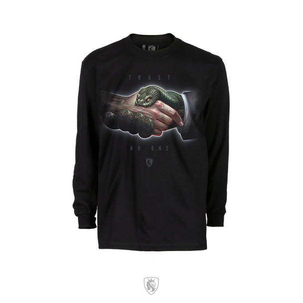 Handshake With Snakes Mens Long-sleeve