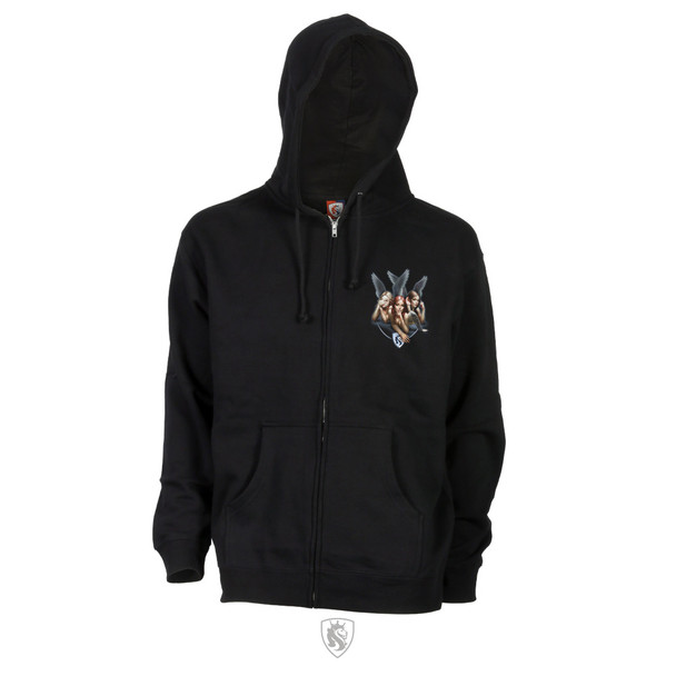 My Angels Mens  Zip Hoodie