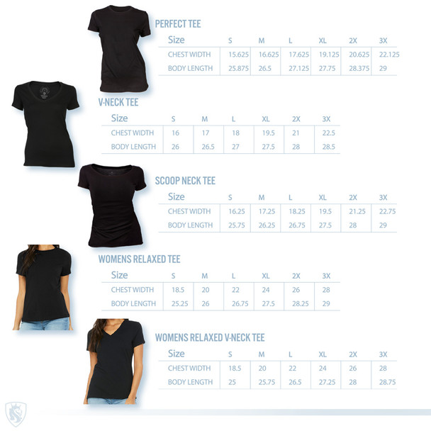 Womens Tee Measurements