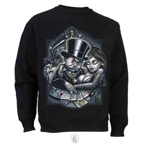 Monopoly Playa Crewneck Sweater For Men (M) Monopoly Playa Crewneck Sweater For Men (M)