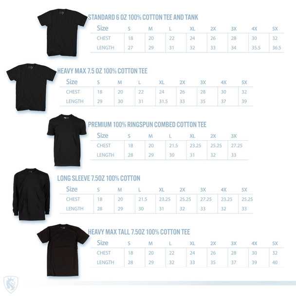 Tee Measurements Tee Measurements
