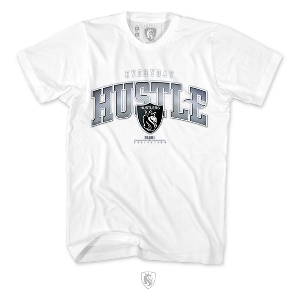 Everyday Hustle Mens Tee In White