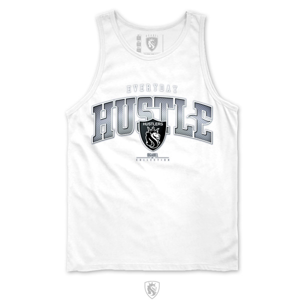 Everyday Hustle Tank in White