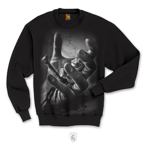 Hand Tips Mens Crewneck Sweater