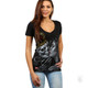 Lost King Womens V-neck