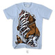 Cali Bear Tee In Light Blue Tee