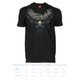 Neck Script Mens Ring-spun Combed Cotton Tee