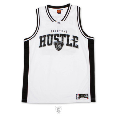 What's Your Hustle? Game Night Basketball Jersey (White) — What's Your  Hustle?®