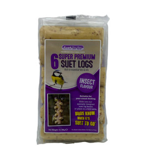 Premium Suet Logs for Wild Birds
