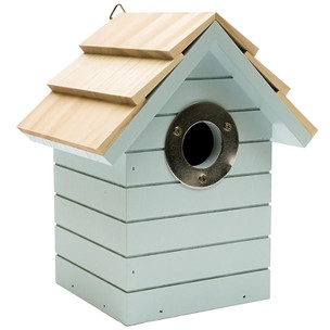 Henry Bell Beach Hut Nest Box - Blue