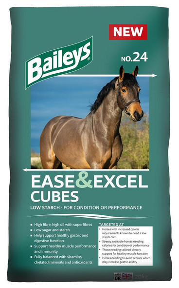 Baileys No.24 Ease & Excel Horse Feed Cubes