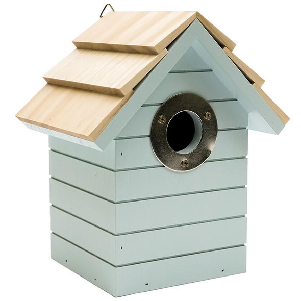 Henry Bell Beach Hut Nest Box - Blue