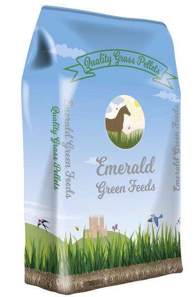 Emerald Green Feeds Grass Pellets