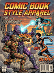 Comic Book Style Apparel