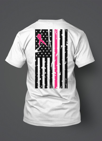 FLAG - Breast Cancer T-shirt
