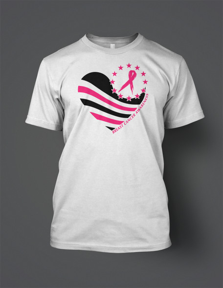 Heart 1 - Breast Cancer T-shirt