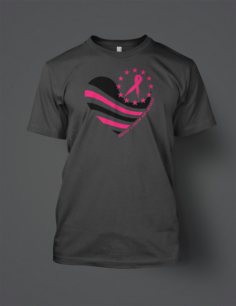 Heart 1 - Breast Cancer T-shirt