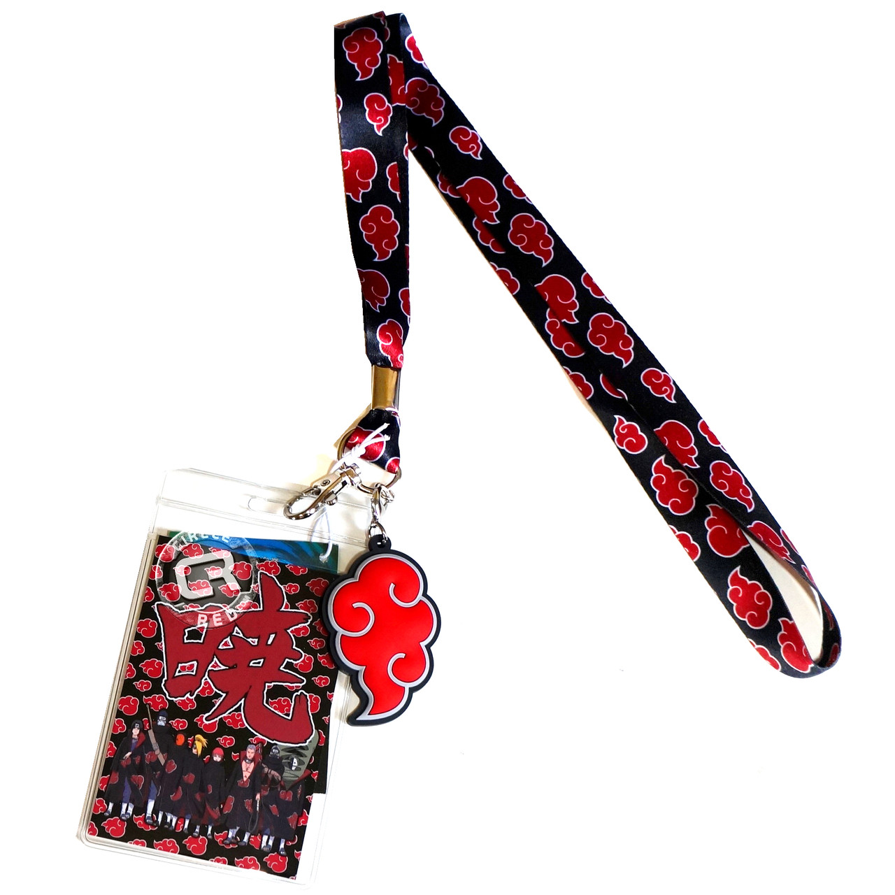 Naruto Shippuden: Akatsuki Lanyard with ID Badge Holder and