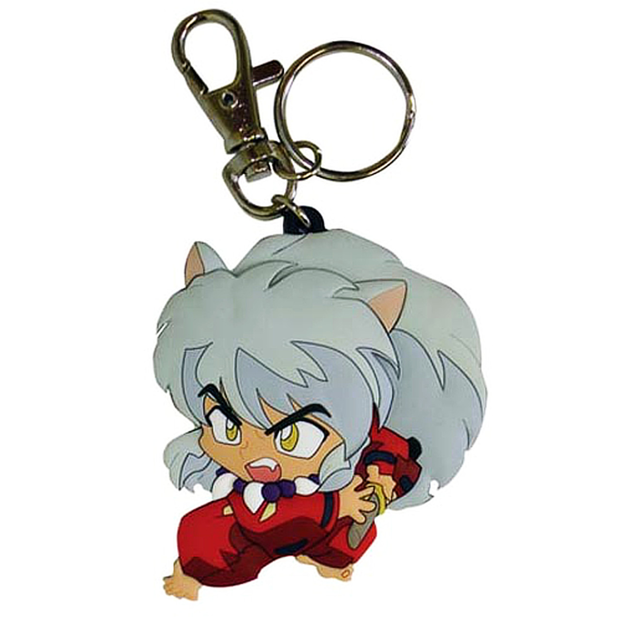 Inuyasha Merch Id Badge Holder Lanyard Keychain Lanyard W/ Plastic