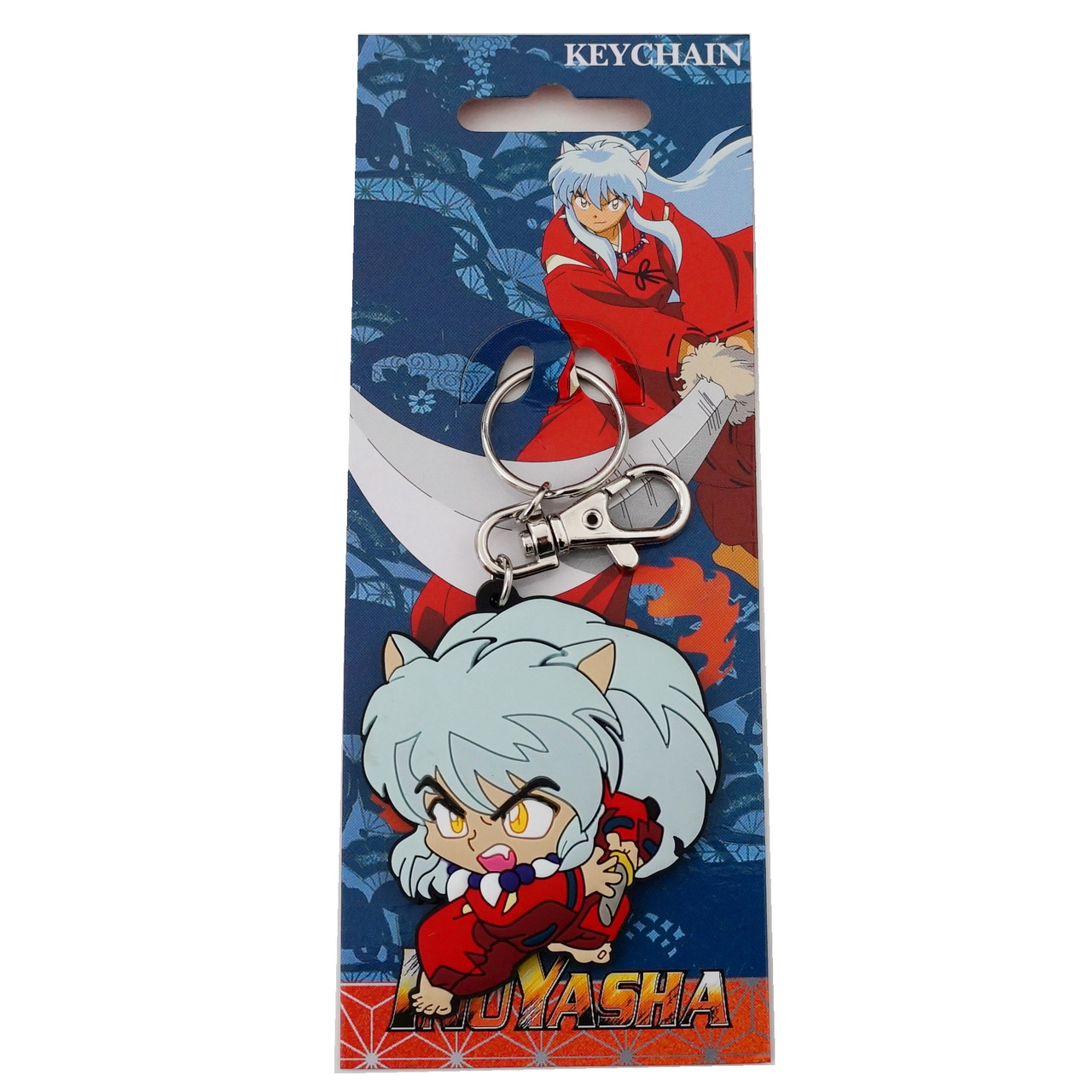 Inuyasha Merch Id Badge Holder Lanyard Keychain Lanyard W/ Plastic