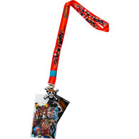 One Piece: Straw Hat Pirates Crew Lanyard with ID Badge Holder & Charm 