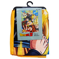 Dragon Ball Z: Goku, Super Saiyan Goku, & SS3 Goku Throw Blanket