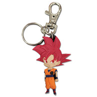 Dragon Ball Super: SD SSGSS Super Saiyan Red Goku PVC Keychain