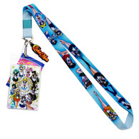 Sailor Moon S: Sailor Soldiers Line-Up Lanyard w/ ID Holder & Charm