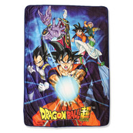Dragon Ball Super: Goku Group Sublimation Throw Blanket